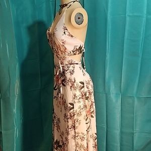 Back and Side Cut Out Maxi Halter